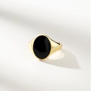 Uncommon James Black Onyx Oval Ring Size 6